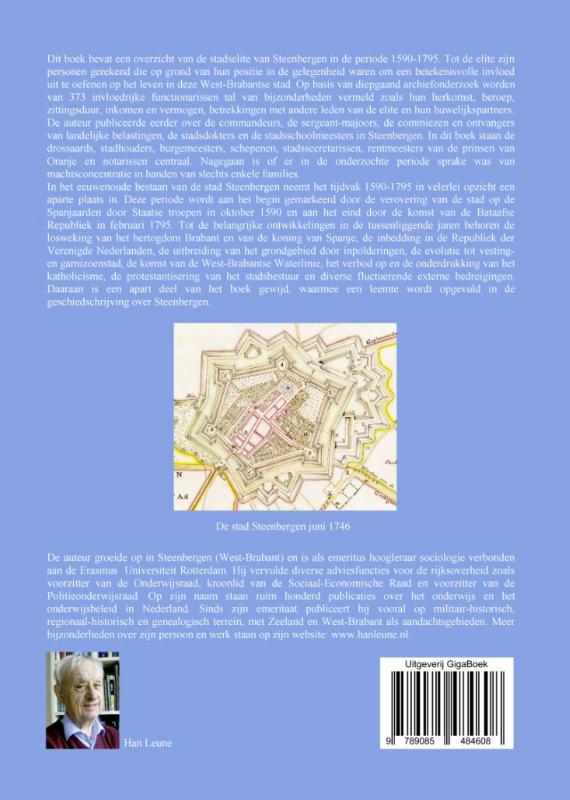 Achterkant van De stadselite van Steenbergen 1590-1795
