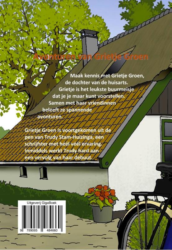 Achterkant van Avonturen van Grietje Groen