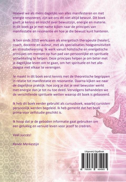 Achterkant van Manifestatie & Resonantie