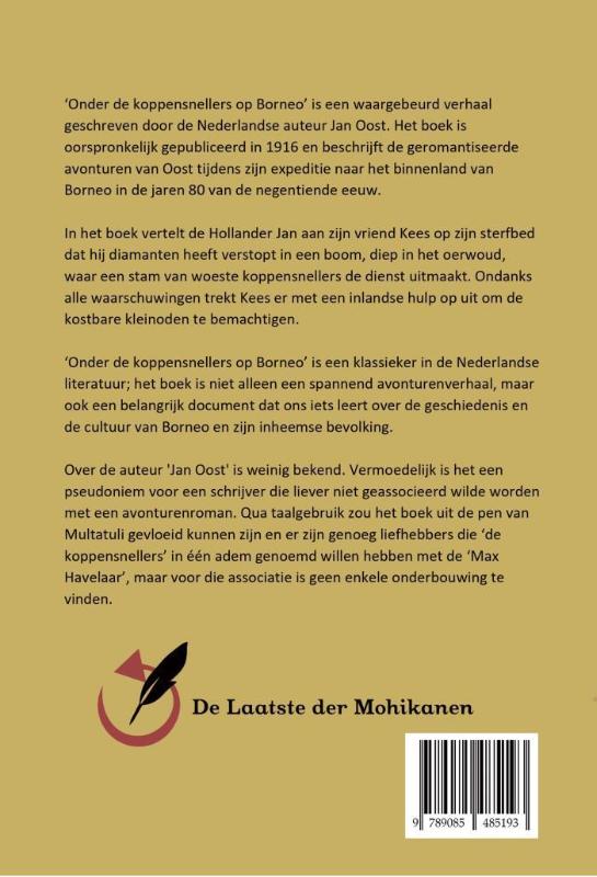 Achterkant van Onder de koppensnellers op Borneo