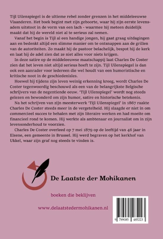 Achterkant van Tijl Uilenspiegel