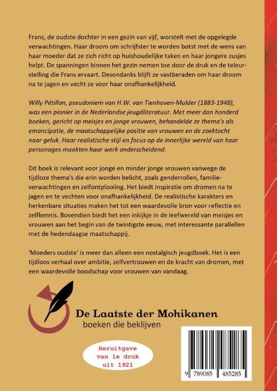 Achterkant van Moeders oudste