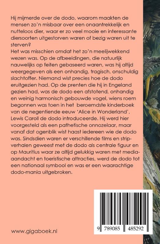 Achterkant van Is de dodo dood?