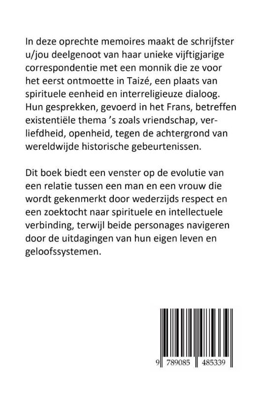 Achterkant van De monnik en het meisje