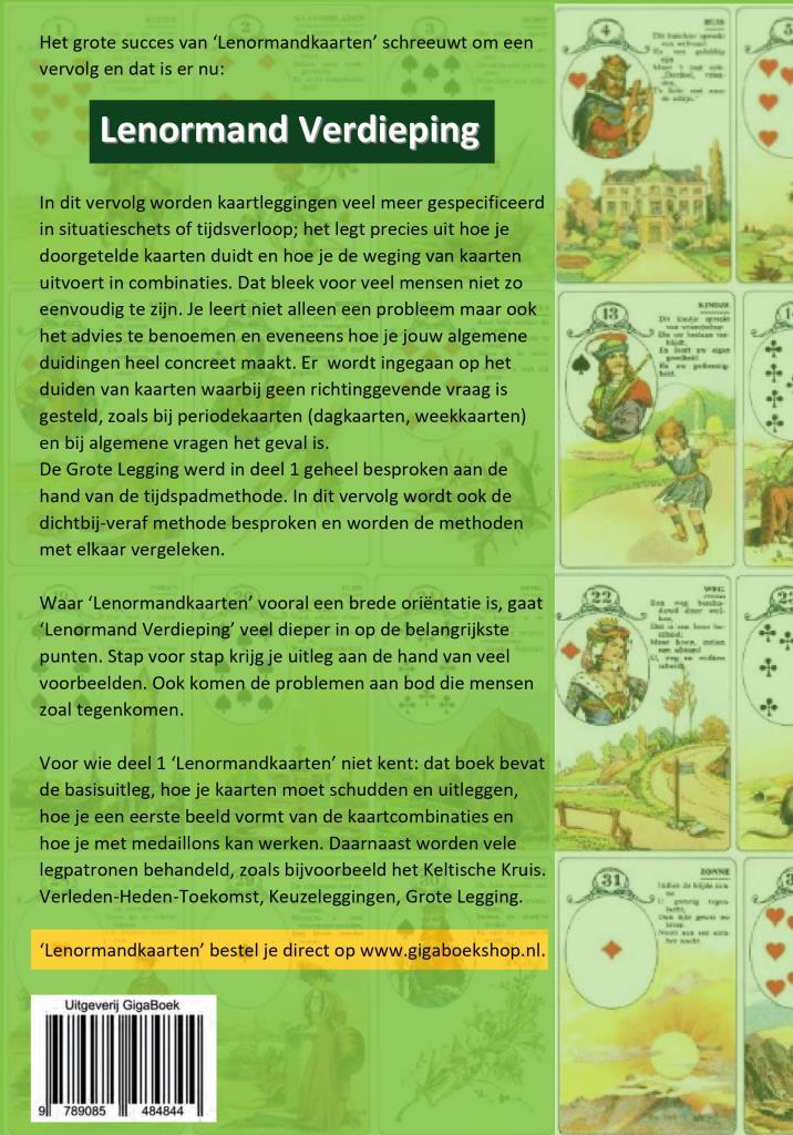 Achterkant van Lenormand verdieping
