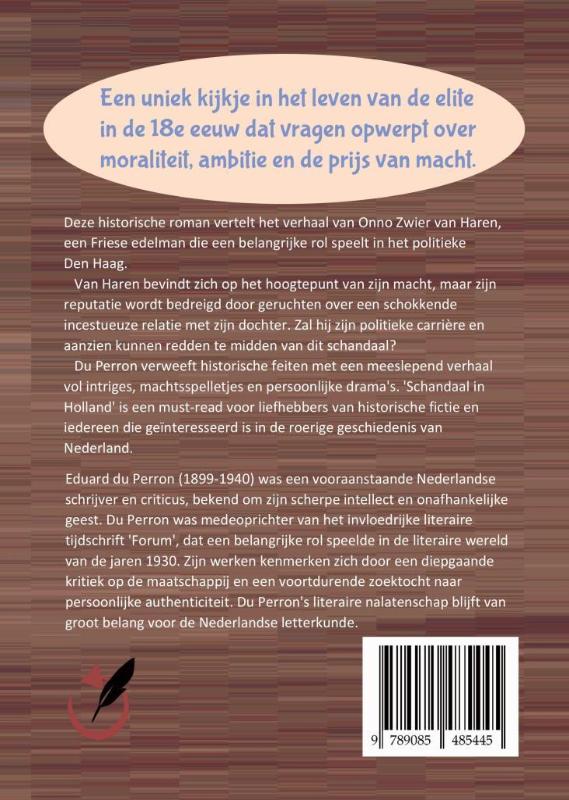 Achterkant van Schandaal in Holland