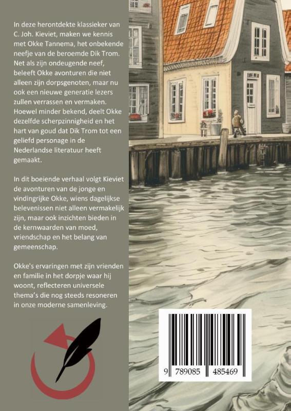 Achterkant van Okke Tannema