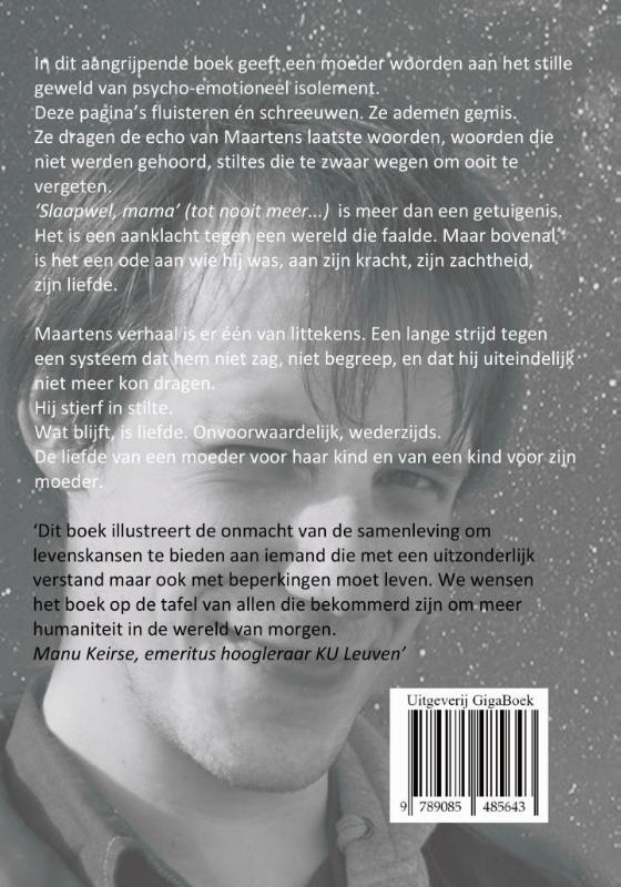 Achterkant van Slaapwel, mama (tot nooit meer...)