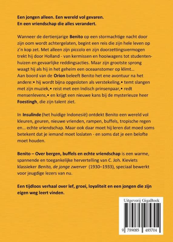 Achterkant van Benito