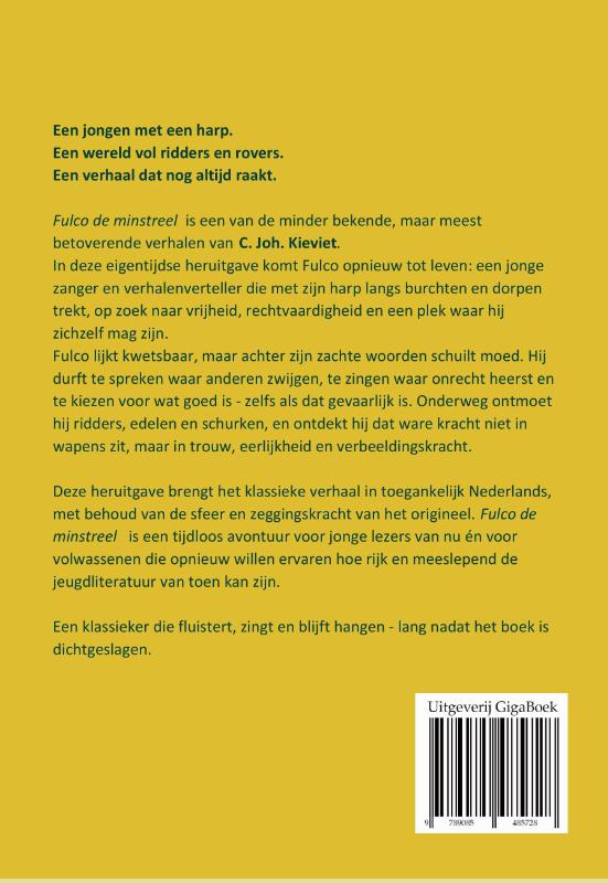 Achterkant van Fulco de minstreel