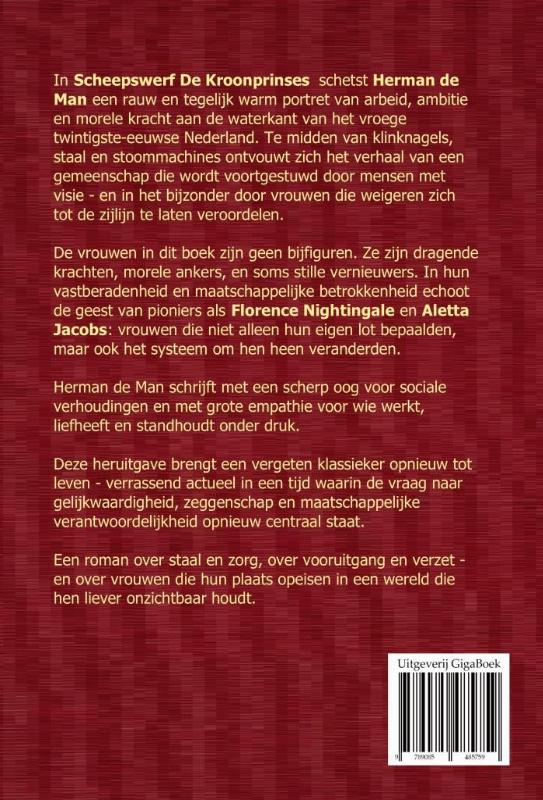Achterkant van Scheepswerf De Kroonprinses
