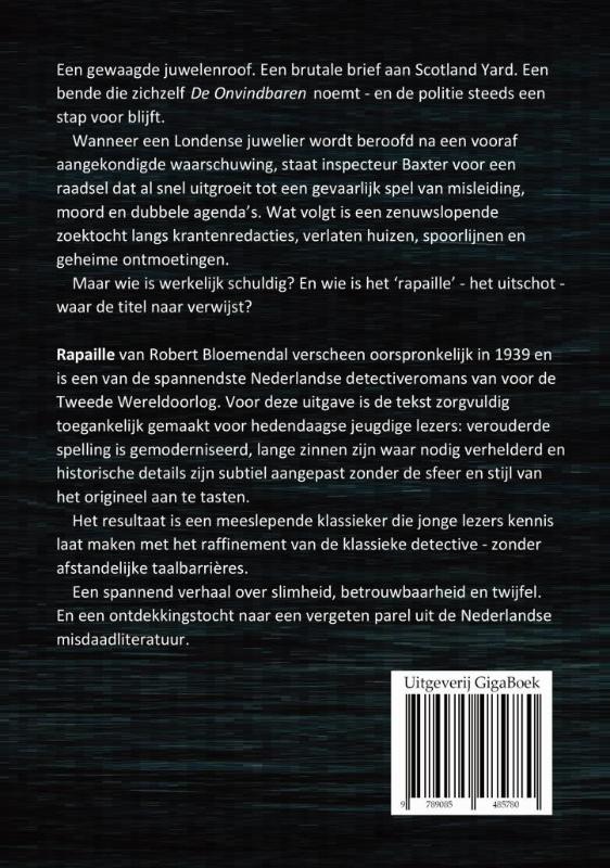 Achterkant van Rapaille