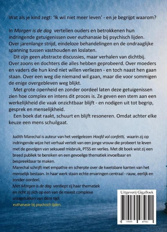 Achterkant van Morgen is de dag
