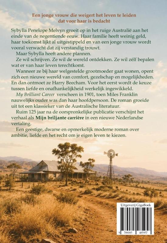 Achterkant van Mijn briljante carrière