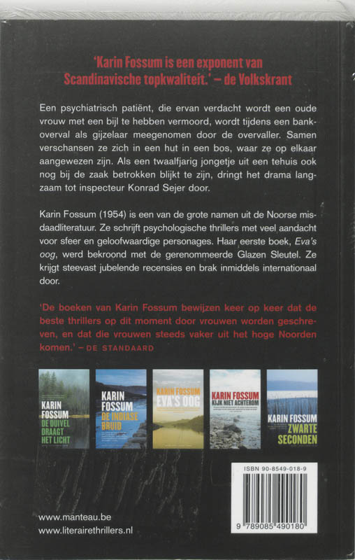Achterkant van Wie de wolf vreest