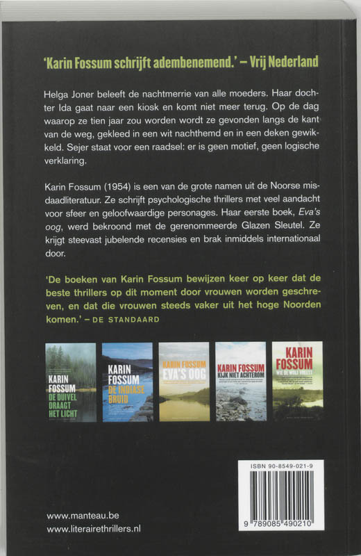 Achterkant van Zwarte seconden