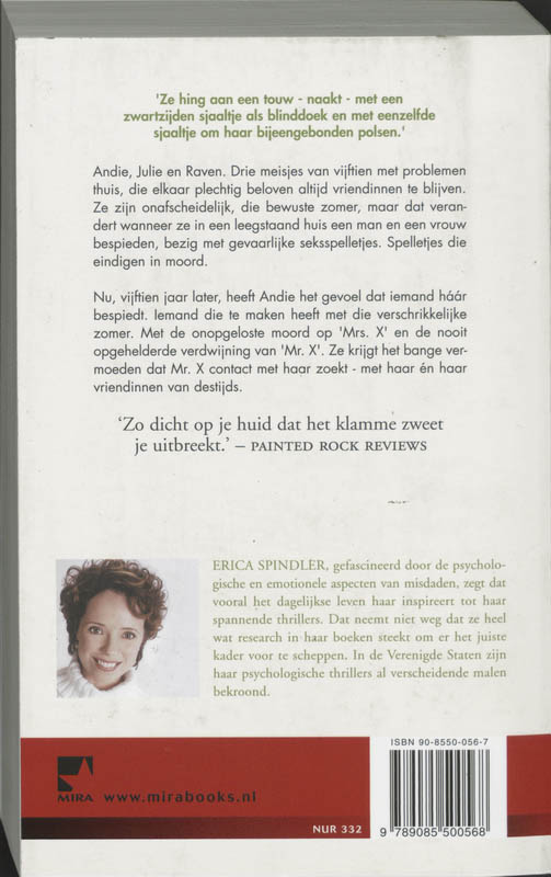 Achterkant van Tot in de dood