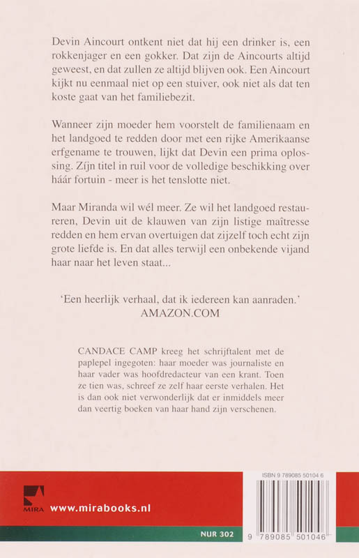 Achterkant van Een ontembaar hart