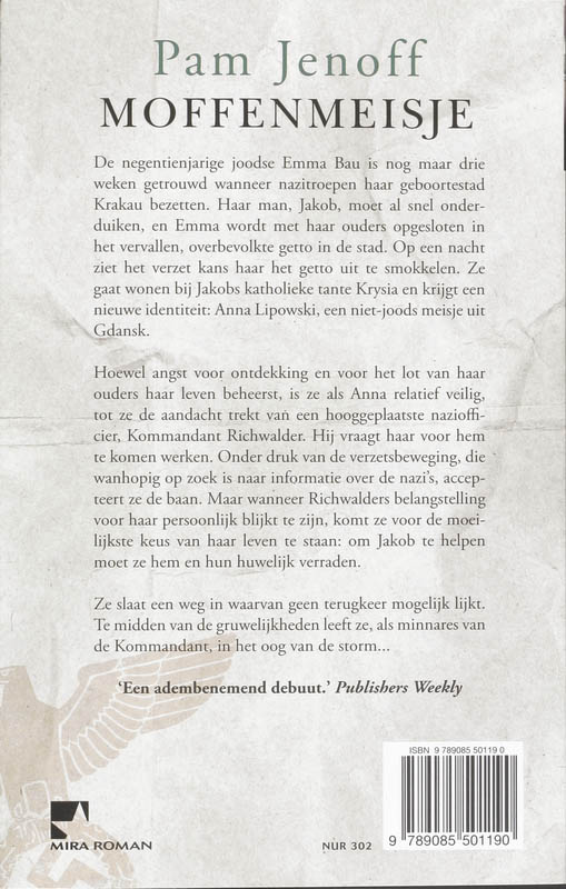 Achterkant van Moffenmeisje