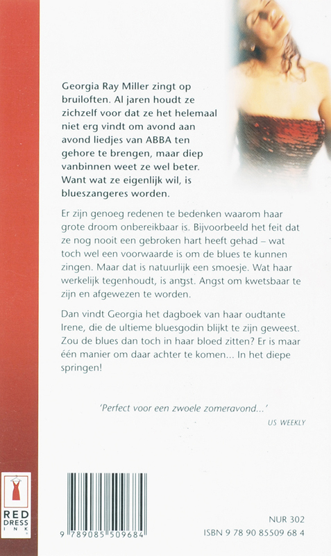 Achterkant van Dagboek van een bluesgodin
