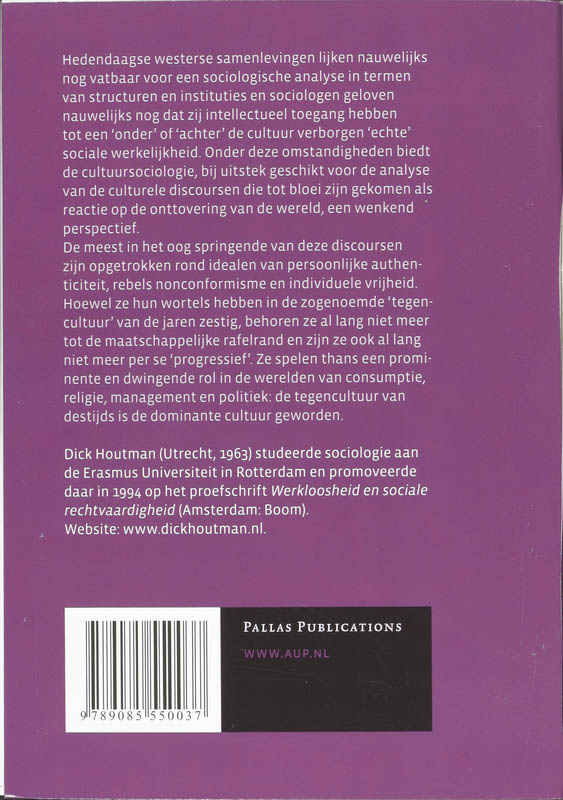 Achterkant van Op jacht naar de echte werkelijkheid