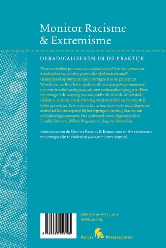 Achterkant van Monitor Racisme & Extremisme