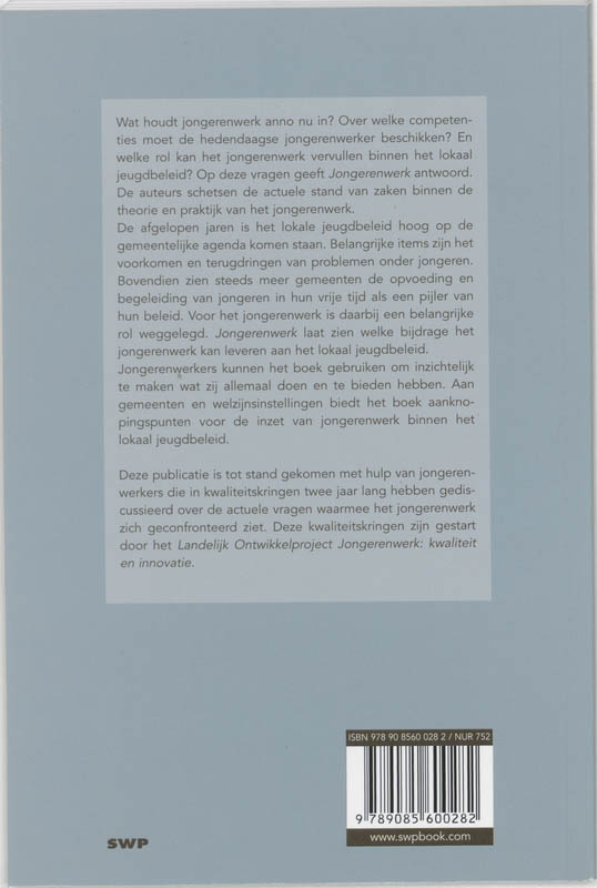 Achterkant van Jongerenwerk in Nederland