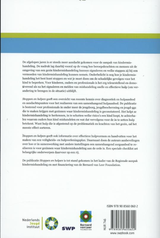 Achterkant van Stoppen en helpen