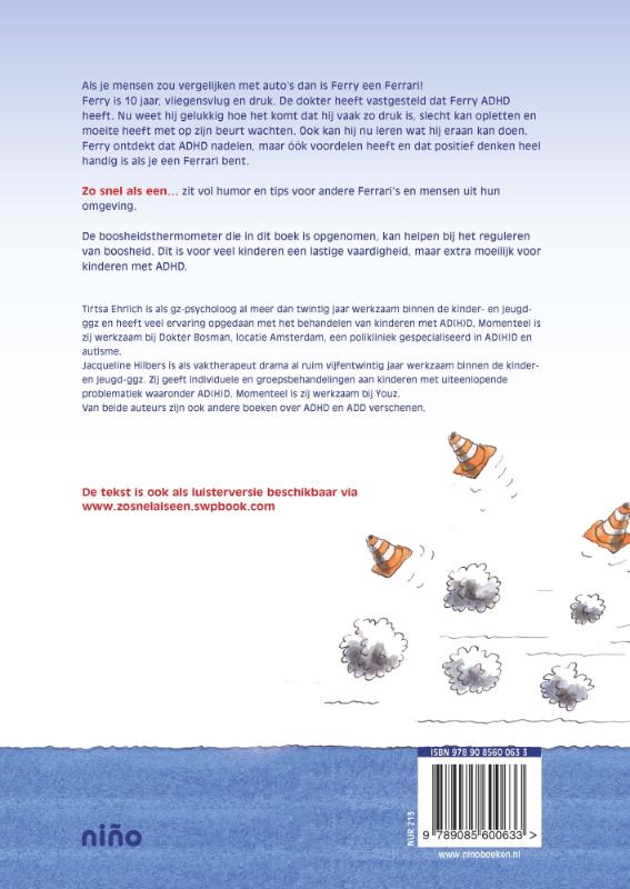 Achterkant van Zo snel als een...