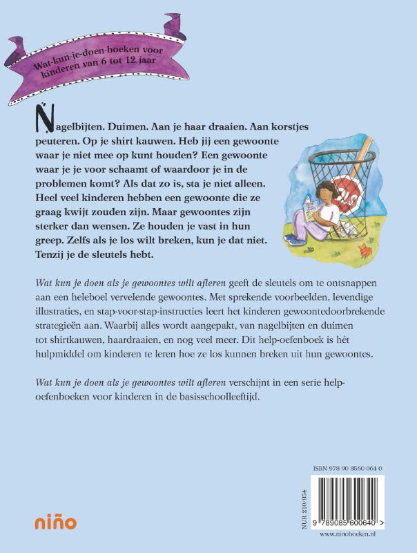Achterkant van Wat kun je doen als je gewoontes wilt afleren?