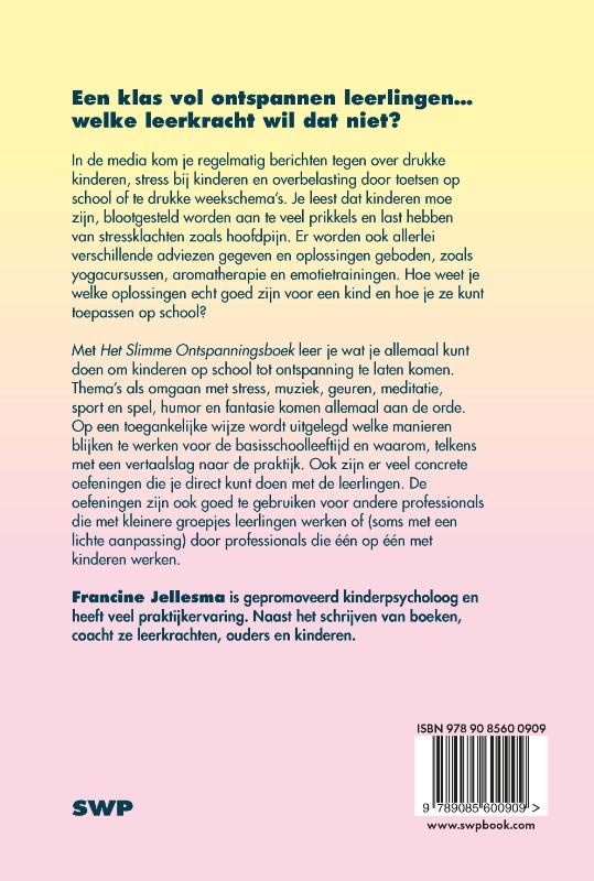Achterkant van Het slimme ontspanningsboek