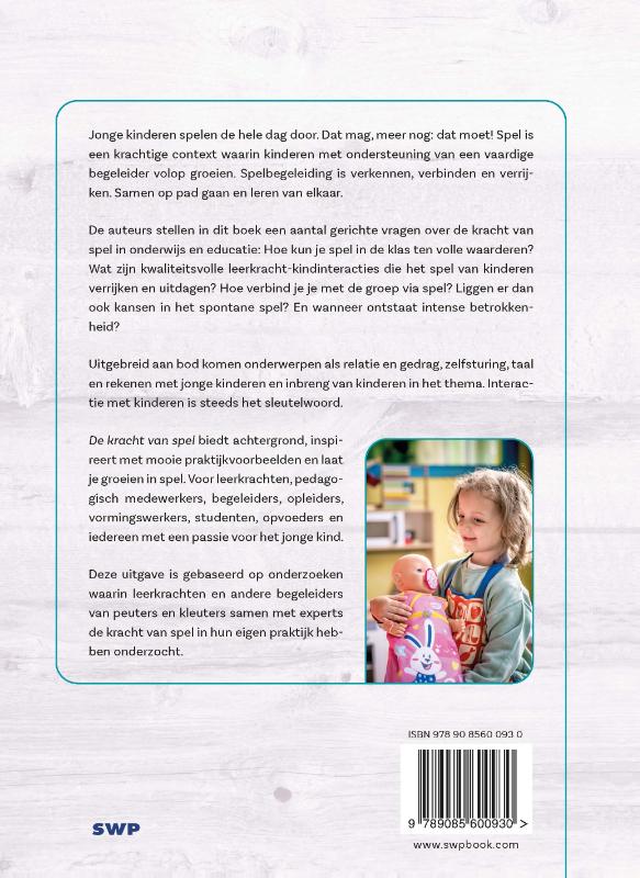 Achterkant van De kracht van spel