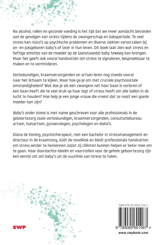 Achterkant van Baby's onder stress