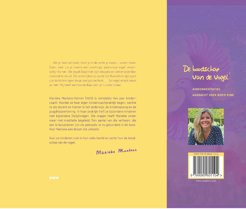 Achterkant van De boodschap van de vogel