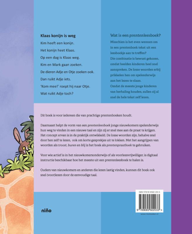 Achterkant van Klaas Konijn is weg