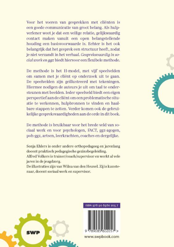 Achterkant van Gespreksvaardig in social work en ggz