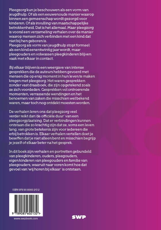 Achterkant van Bij elkaar blijven