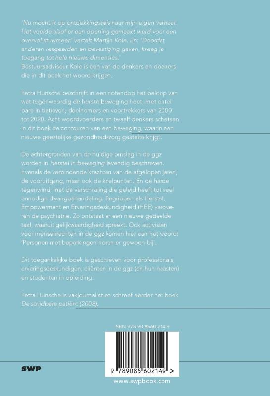 Achterkant van Herstel in beweging
