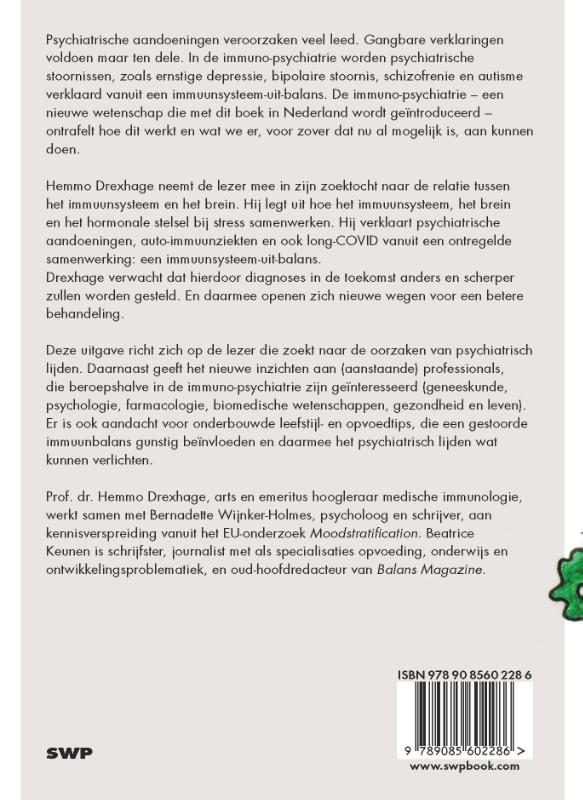 Achterkant van Immuno-psychiatrie