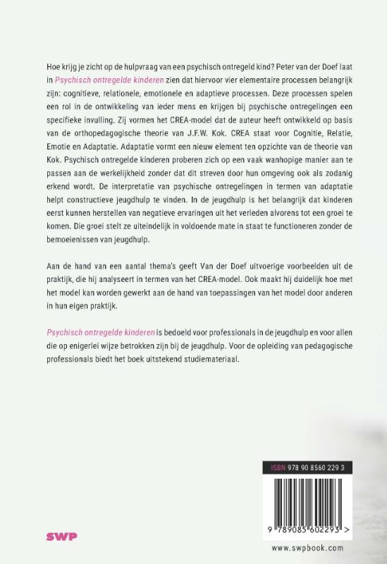 Achterkant van Psychisch ontregelde kinderen