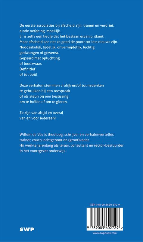 Achterkant van Tot ooit!