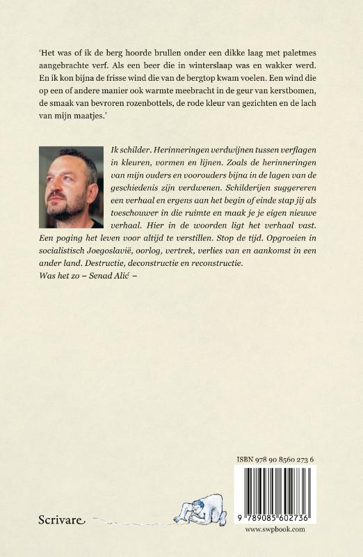 Achterkant van Was het zo
