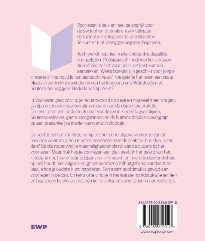 Achterkant van Voorlezen gaat zó