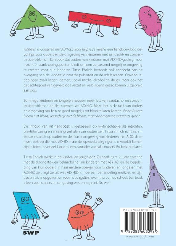 Achterkant van Kinderen en jongeren met AD(H)D, waar help je ze mee?