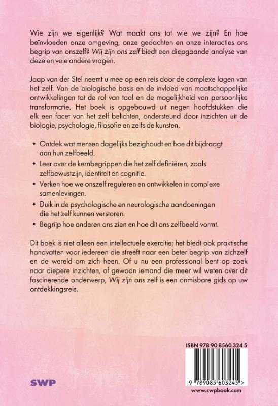Achterkant van Wij zijn ons zelf