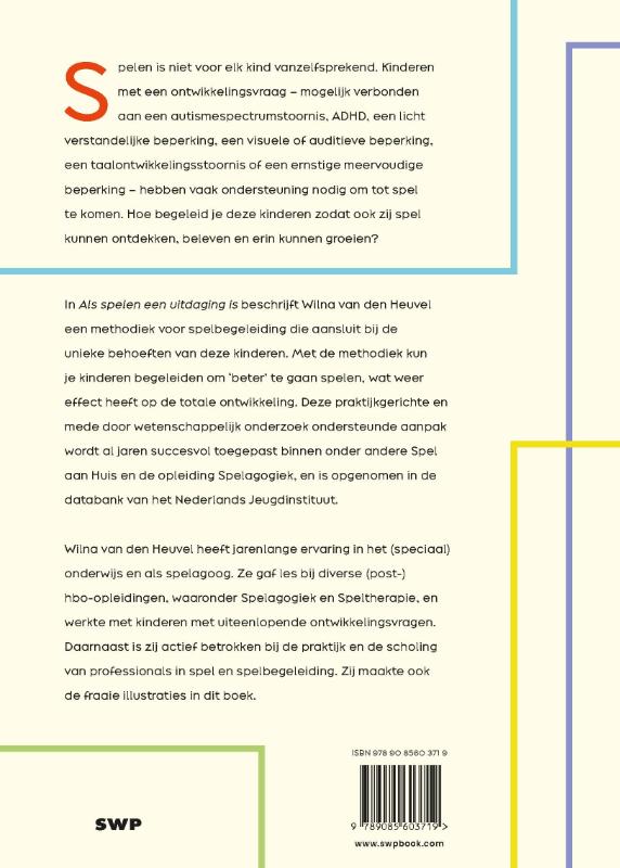 Achterkant van Als spelen een uitdaging is