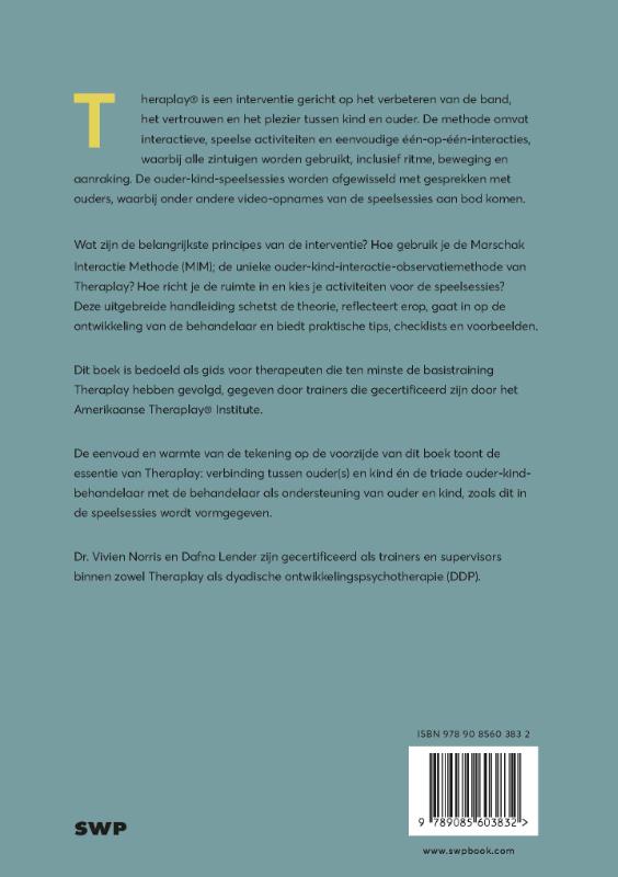 Achterkant van Theraplay® - de handleiding voor behandelaars