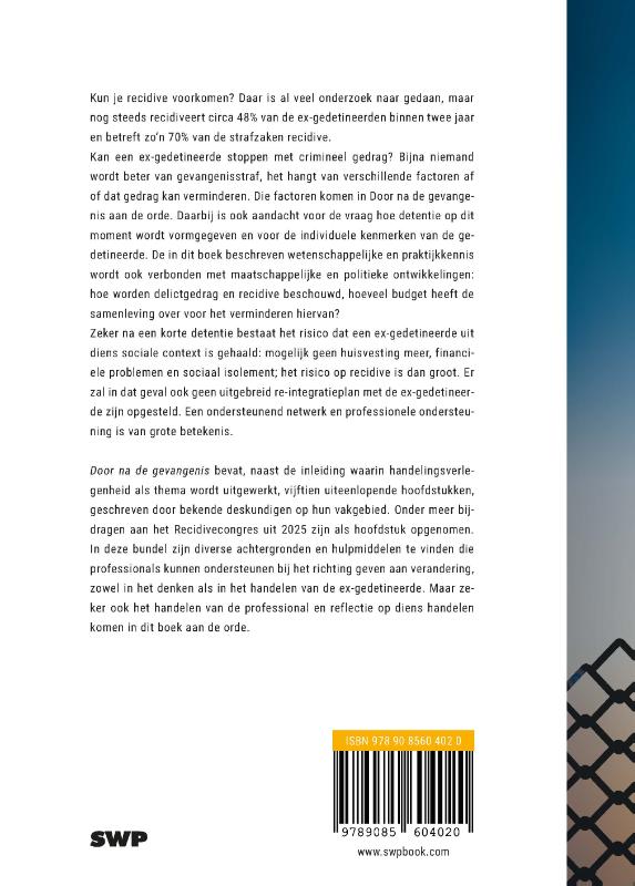 Achterkant van Door na de gevangenis