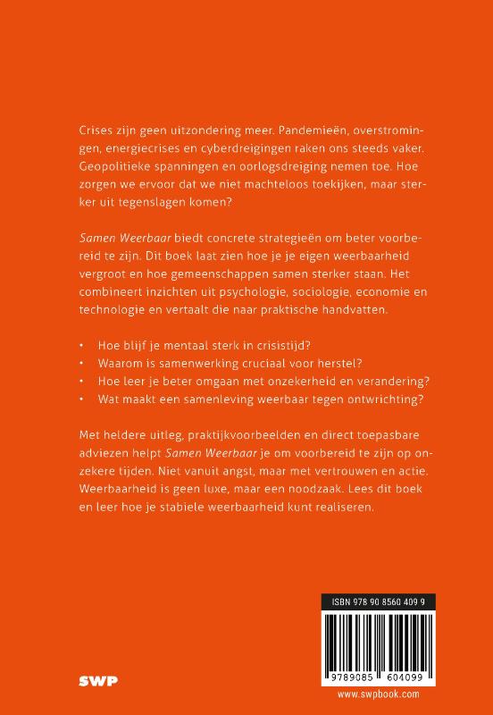 Achterkant van Samen weerbaar
