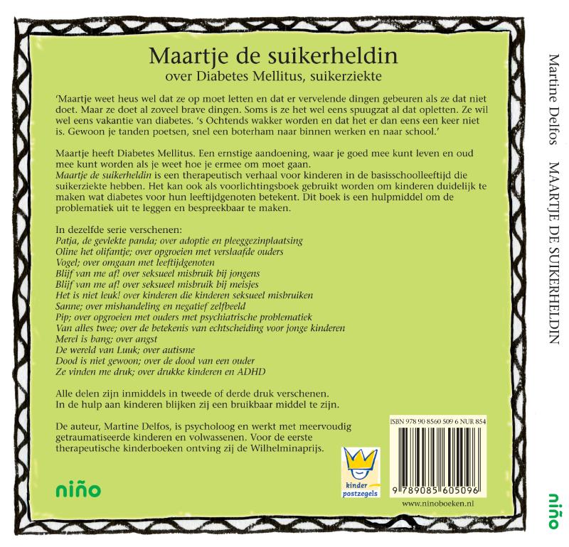 Achterkant van Maartje, de suikerheldin